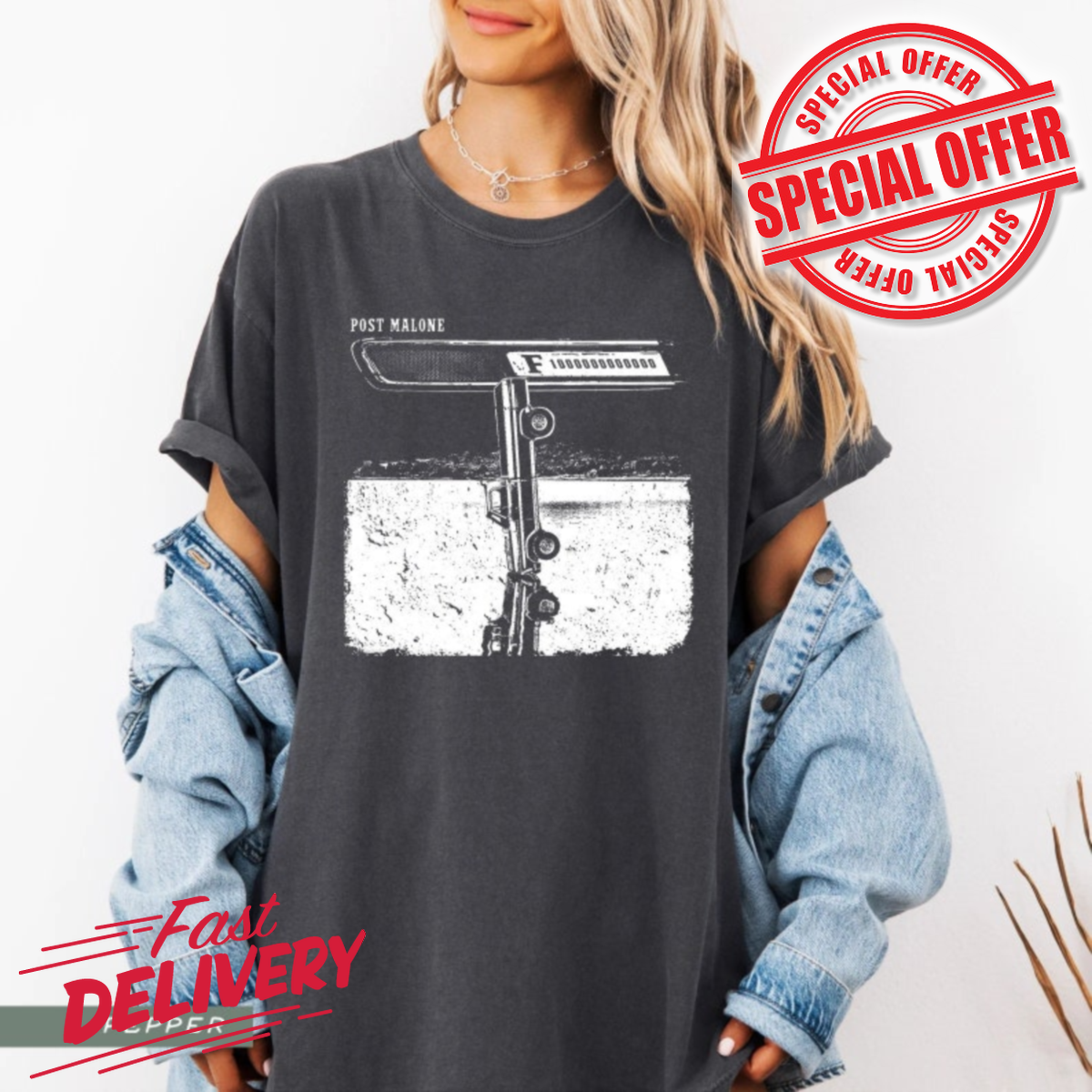 Post F1-Trillion Album T-Shirt Post Malone Rapper Shirt Concert 2024 ...