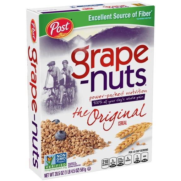 Post Foods Grape Nuts, 20.5 Ounce -- 12 per case.