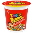 thumbnail image 1 of Post Fruity PEBBLES Cereal, Fruity Kids Cereal, Crunchy 2 oz (Pack 6), 1 of 5