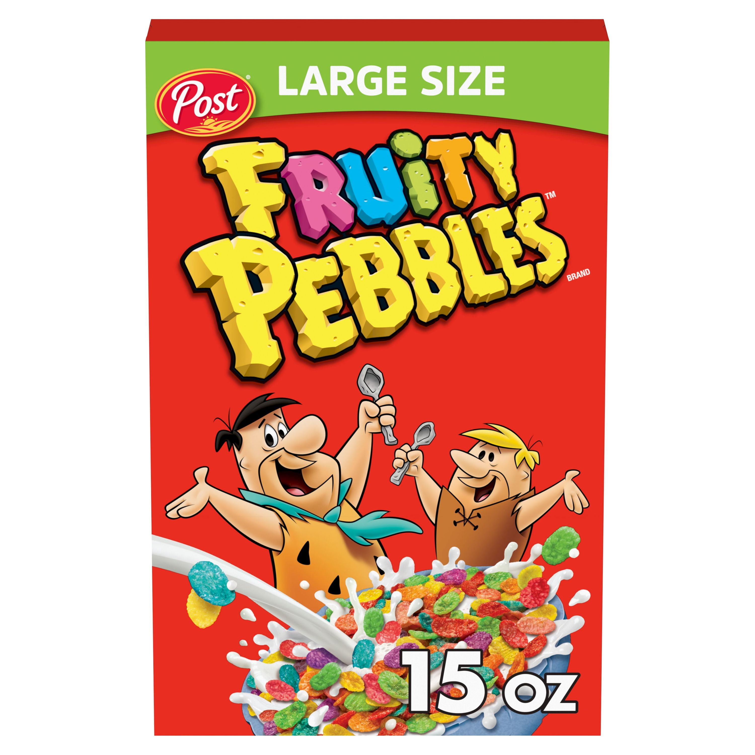Post Fruity PEBBLES Cereal Fruity Kids Cereal Gluten Free 15 OZ