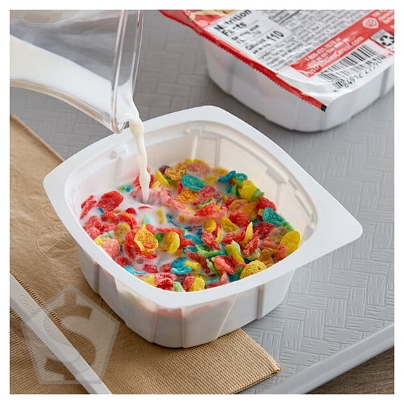 Post Fruity Pebbles Cereal Single-Serve Cup 1 oz. - 96/Case