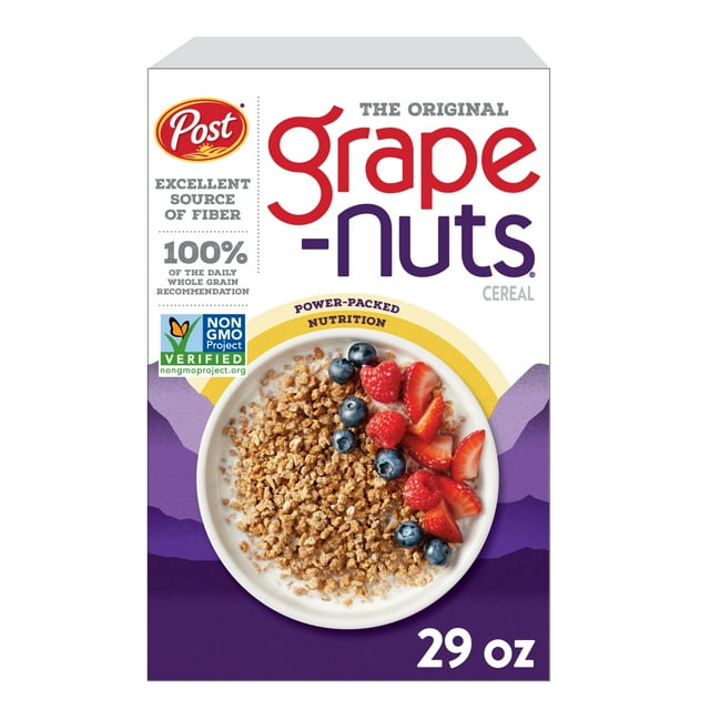 Post Grape Nuts Original Breakfast Cereal, 29 oz Box