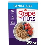Post Grape Nuts Original Breakfast Cereal, Crunchy Breakfast Cereal 29 oz Box