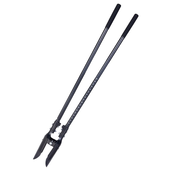 Post Hole Digger  57.5 Inch Manual Hole Digger with Scale Markings Carbon Steel Handle for Gardening Fence Post Tool