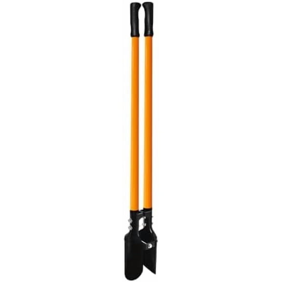 Post Hole Digger Tool, Heavy Duty Post Hole Digger with Fiberglass Handle, 58 Inches$$Garden & Patio