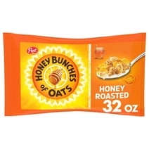Post Honey Bunches of Oats Honey Roasted Breakfast Cereal, 32 OZ Bag Cereal