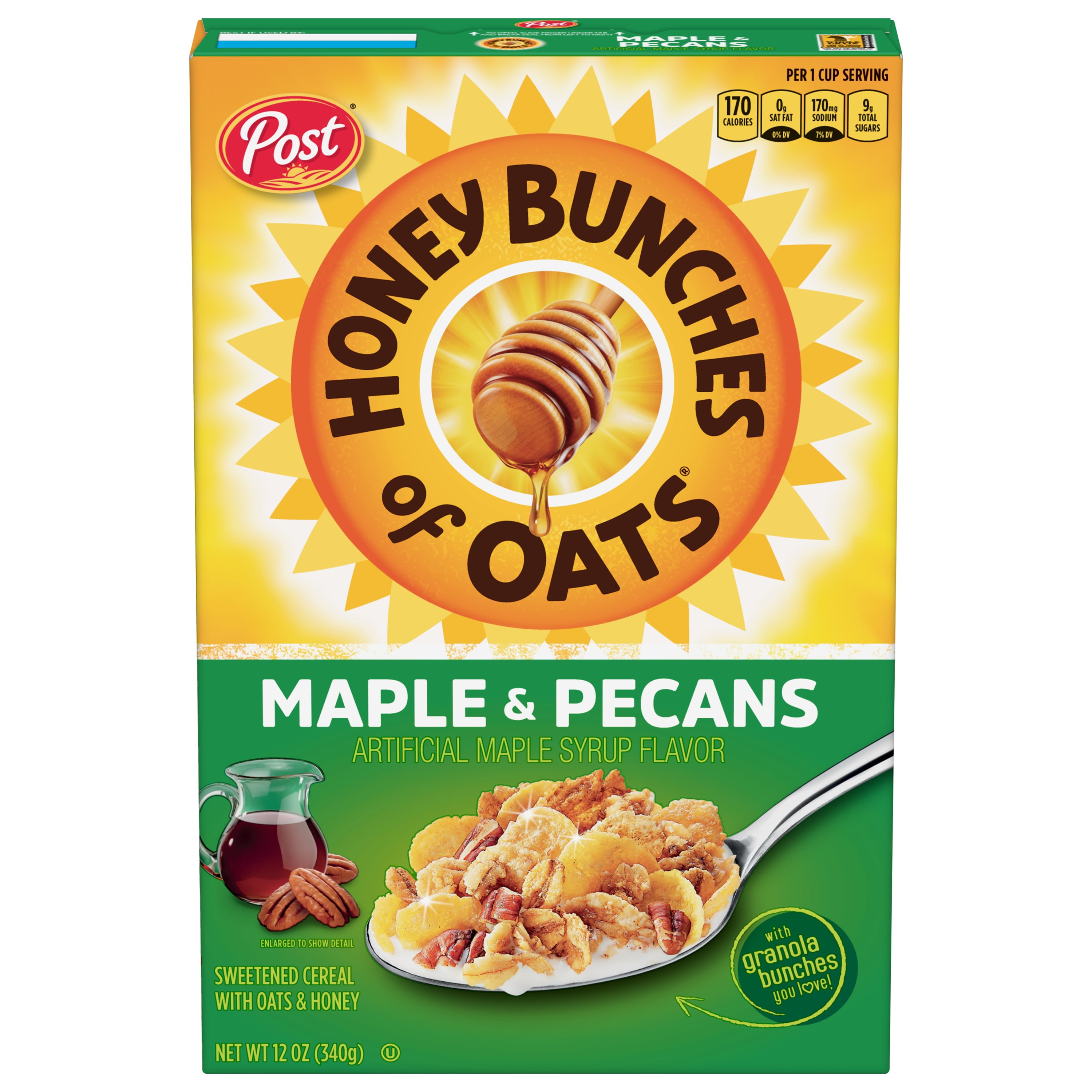 Post Honey Bunches of Oats Maple Pecan Cereal 12oz