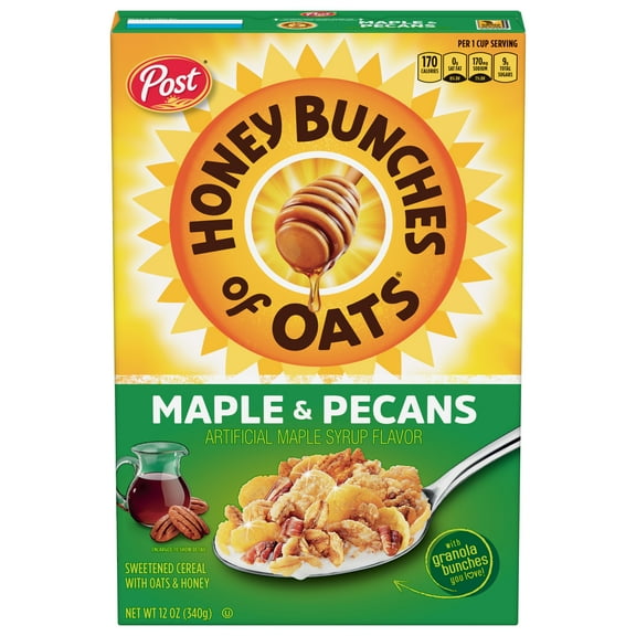 Post Honey Bunches of Oats Maple Pecan Cereal 12oz