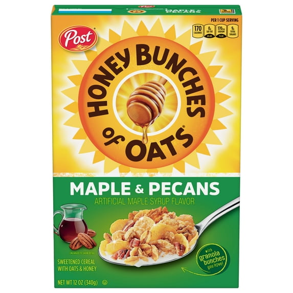 Post Honey Bunches of Oats Maple Pecan Cereal 12oz