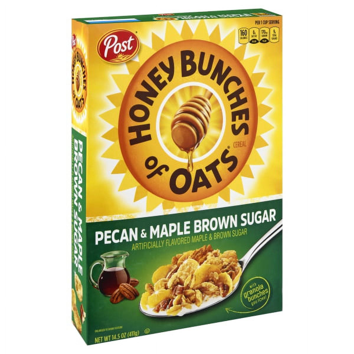 Post® Honey Bunches of Oats® Pecan & Maple Brown Sugar Cereal 14.5 oz ...