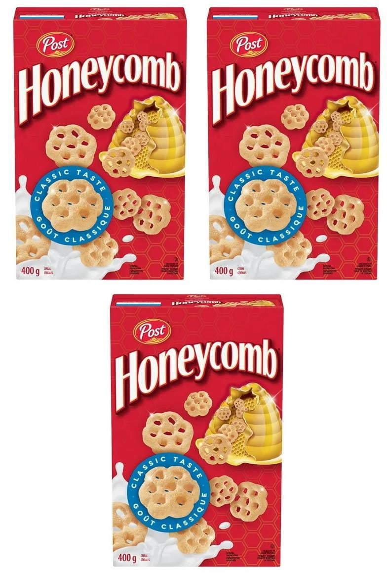 Post Honeycomb Breakfast Cereal, 400g (3 Pack)