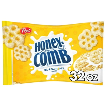 Post Honeycomb Cereal, Made with Real Honey, Certified Kosher, Crunchy 32 oz (Pack 2)