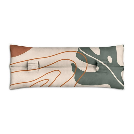 Post-Hysterectomy Seatbelt Pillow Abdominal Protection Cushion with Adjustable Straps (Rustic Home Decor)