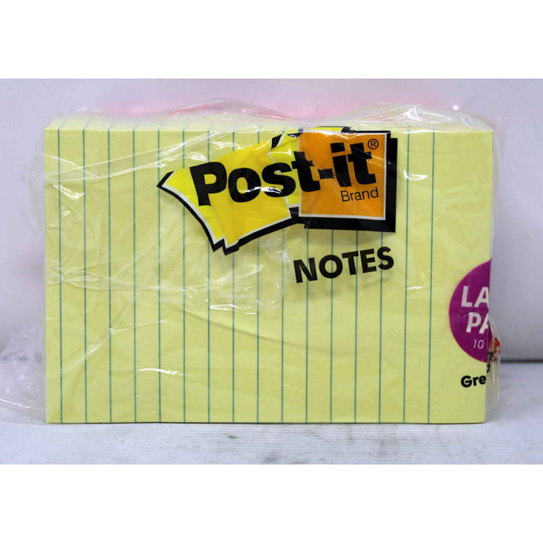 Post-it Notes, Large Pack, 10 Pads