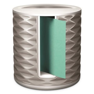 Post-It, MMMABS330W, Pop-up Aqua Notes Vertical Dispenser, 1 Each, Light Gray