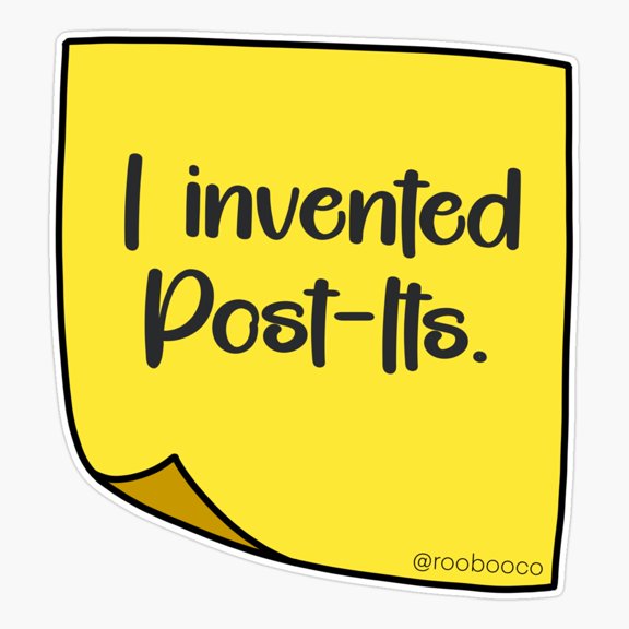 Post It Notes Inspired Quote Sticker