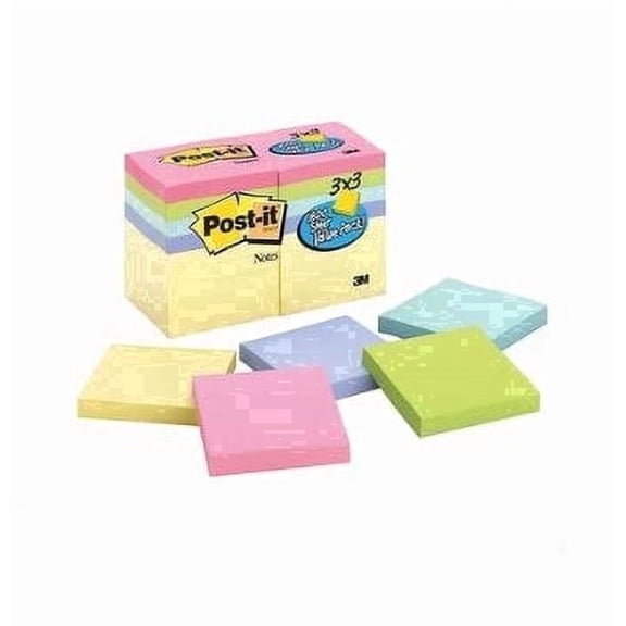 Post It Notes Value Pack 3in X 3in 18 Blocks 100 Sheets Each