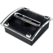 Post-It Pop-up Notes Clear Top Pop-up Note Dispenser, 3 x 3 Super Sticky Canary Notes, Black -MMMDS330BK