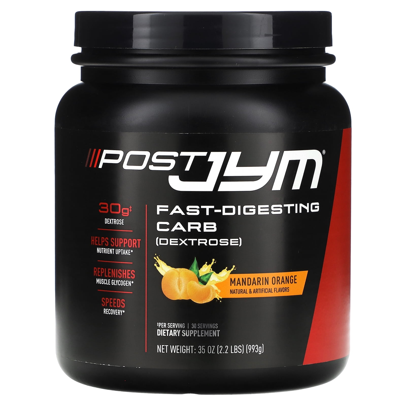 Post Jym Fast Digesting Carb Mandarin Orange 2 2 Lbs 993 G JYM post-jym-fast-digesting-carb-mandarin-orange-2-2-lbs-993-g-jym