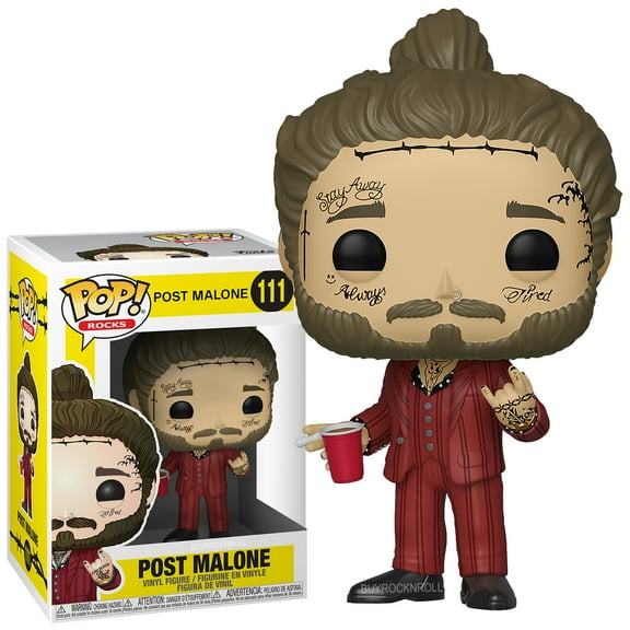 New Post Malone Collectible 2019 Handpicked Funko Pop! Rocks Figure #111