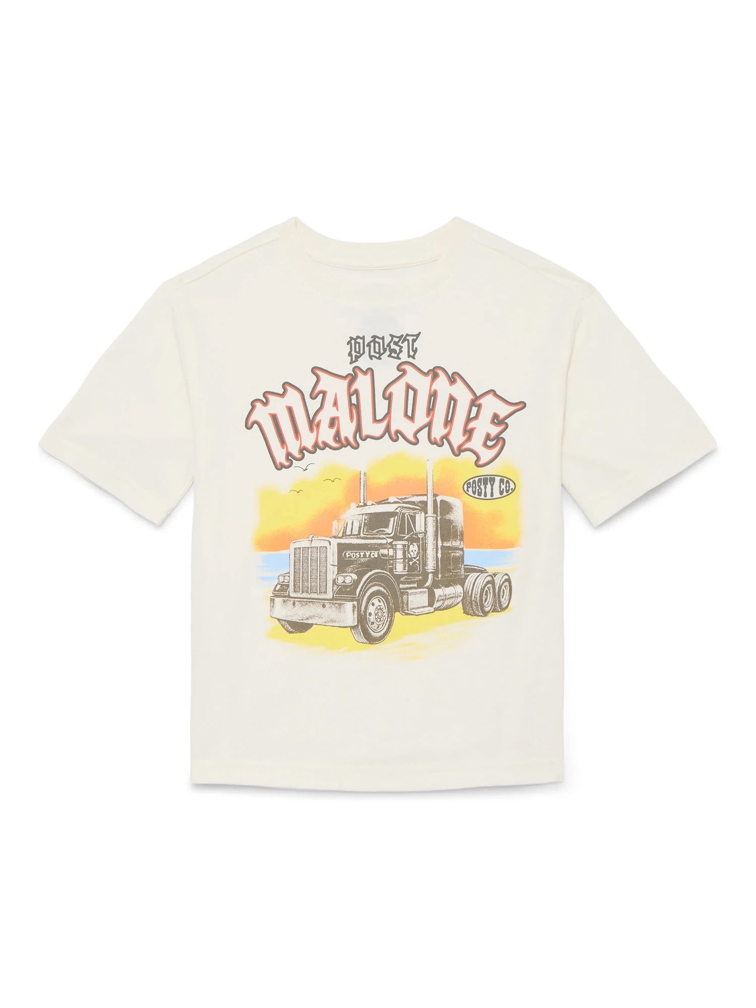 Post Malone Boys Fashion Retro Tee with Short Sleeves, Sizes 4-18