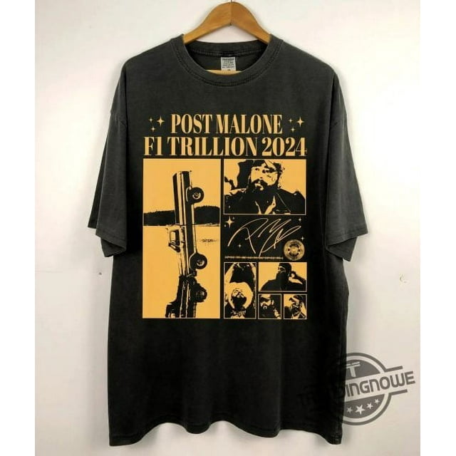 Post Malone F1 Trillion 2024 Shirt Cowboy Post Shirt