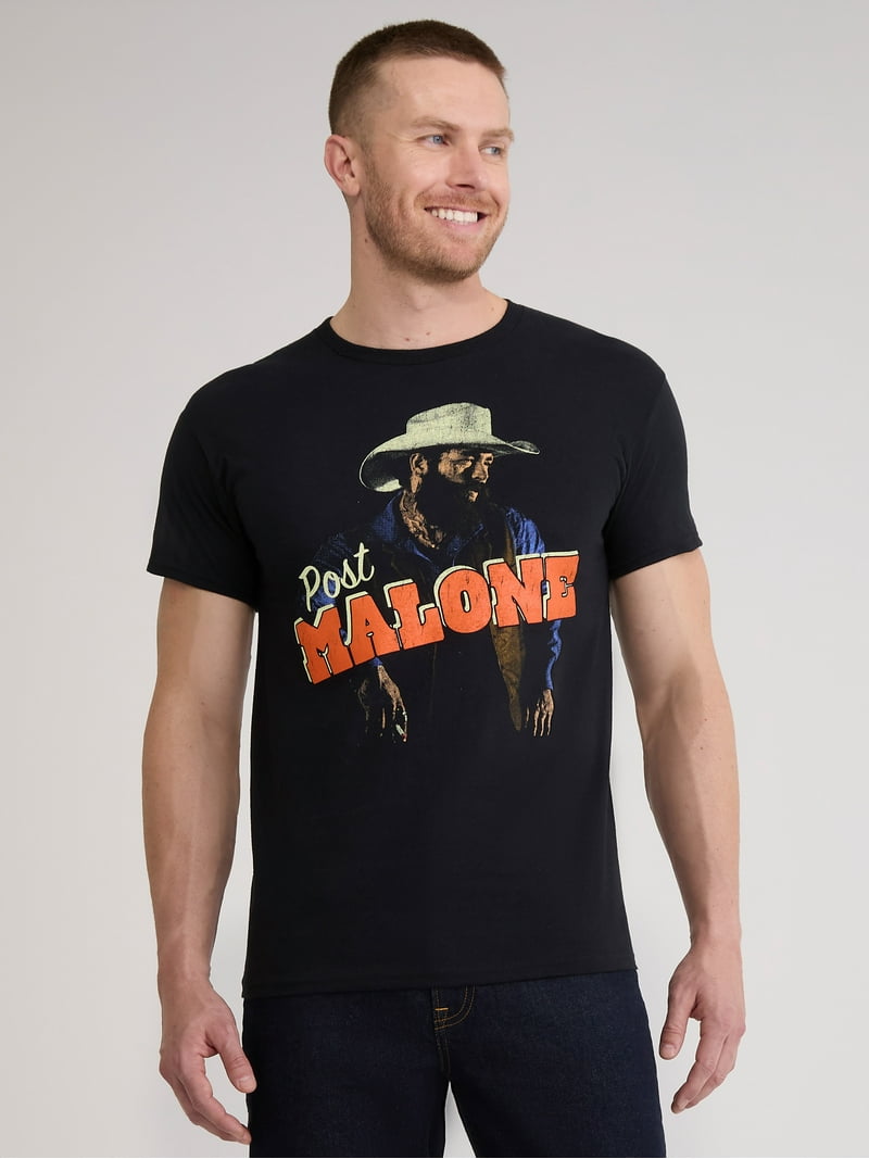 Post Malone Men's & Big Men's Cotton Graphic Tee, Sizes S-3XL