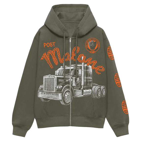 Post Malone Men's and Big Men's Hooded Sweatshirt, Sizes XS-3XL