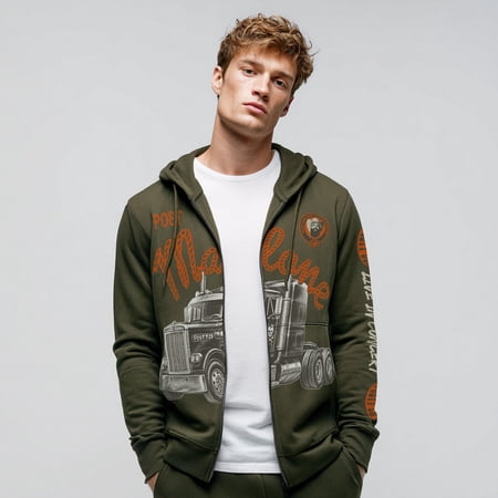 Post Malone Men's and Big Men's Hooded Sweatshirt, Sizes XS-3XL
