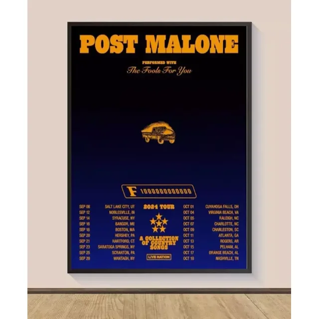 Post Malone Performed With The Fools For You The F1 Trillion Tour 2025