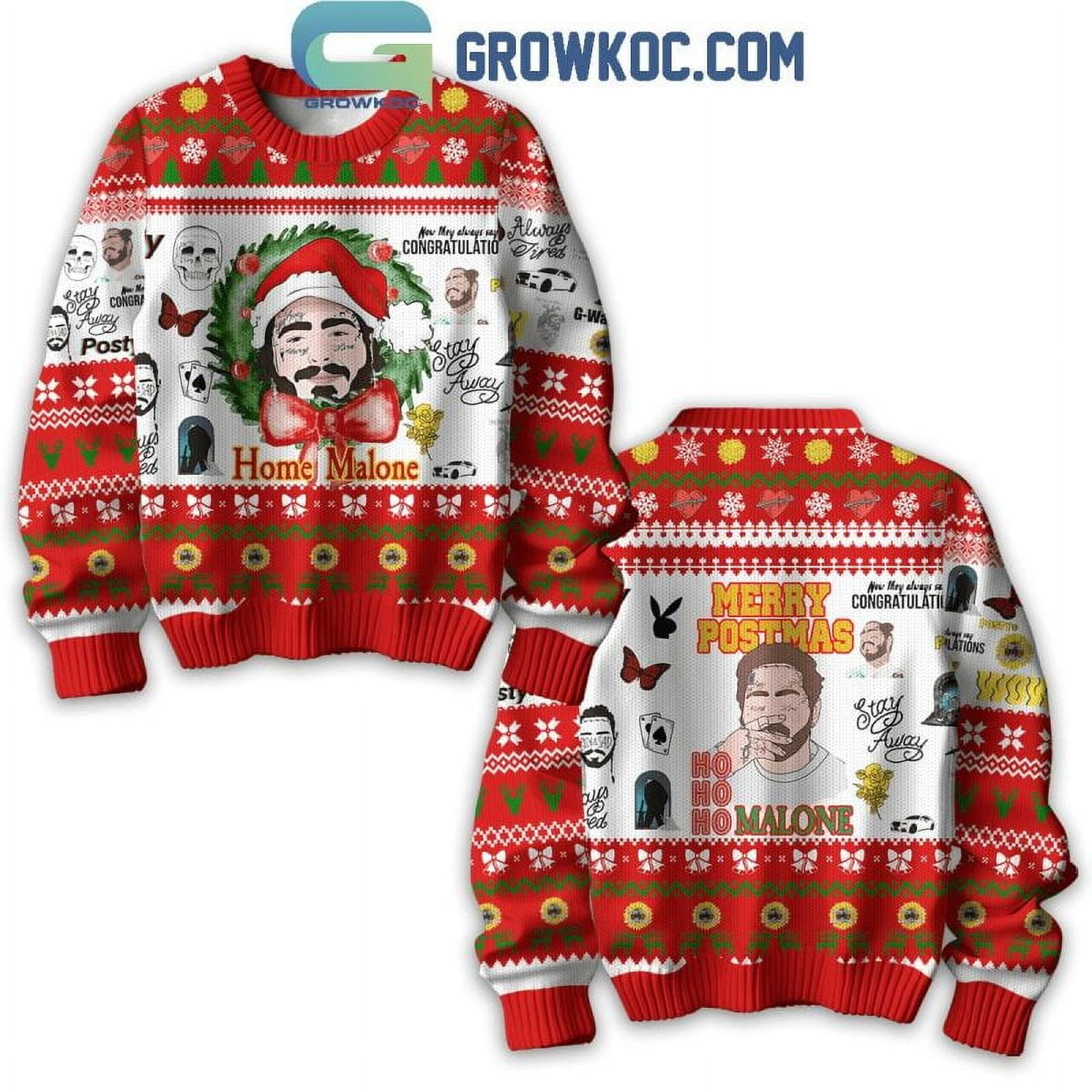 Post malone christmas sweaters hotsell