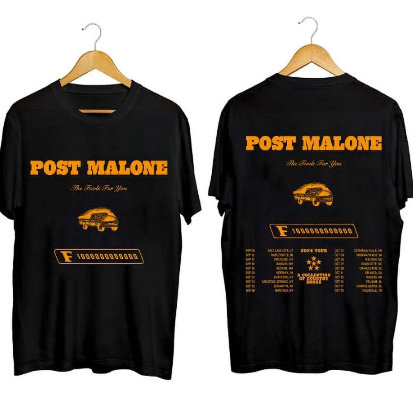 Post Malone The F1 Trillion Tour 2024 Shirt, Post Malone Fan Shirt