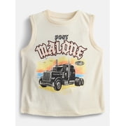 Post Malone Toddler Boys Muscle Tank Top, Sizes 12M-5T