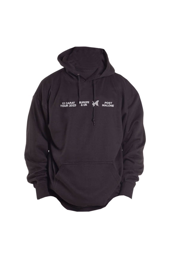 Post Malone Unisex Pullover Hoodie: Inverse Butterfly (Back Print & Ex-Tour)