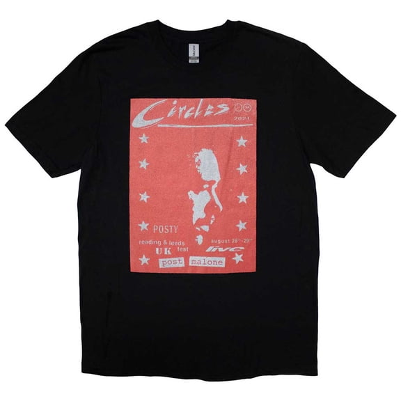 Post Malone Unisex T-Shirt Circles Live (Ex-Tour)