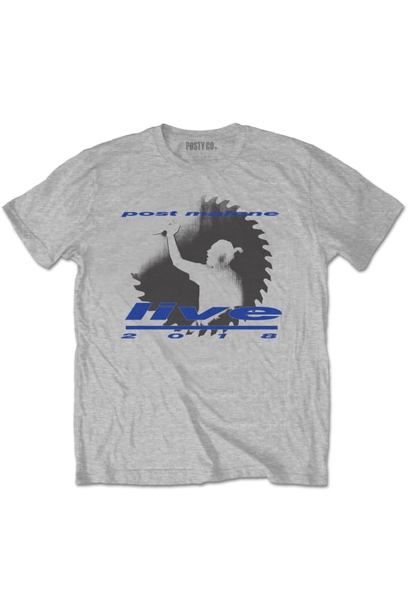 Post Malone Unisex T-Shirt Live Saw (Large)