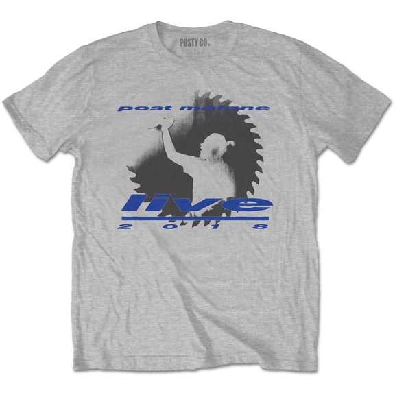 Post Malone Unisex T-Shirt Live Saw (Medium)