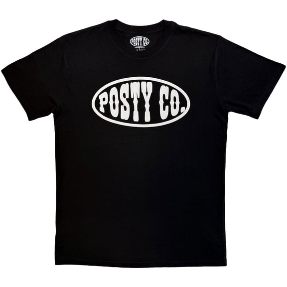 Post Malone Unisex T-Shirt: Logo Mono (Black)