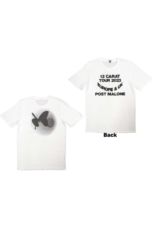 Post Malone Unisex T-Shirt: Spotlight 2023 Tour (Back Print & Ex-Tour)