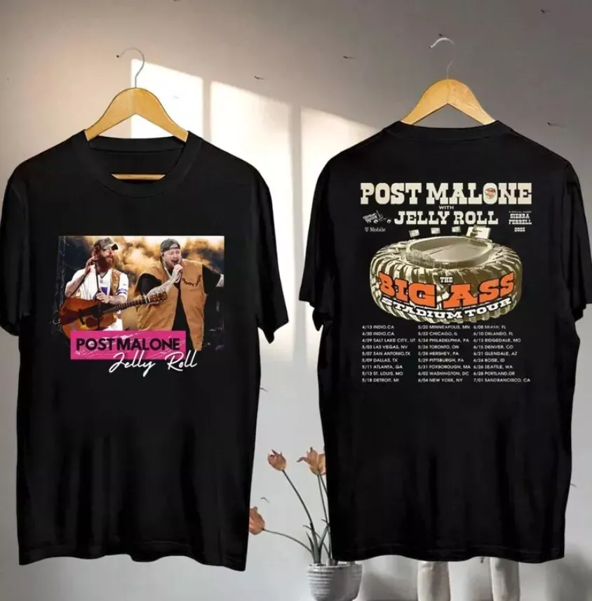 Post Malone 2025 Tour Merch Online 