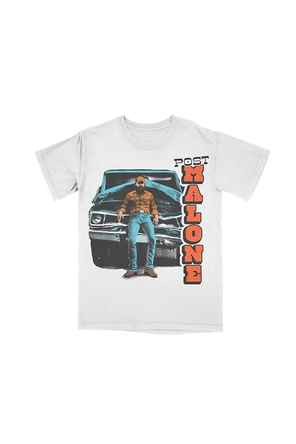 Post Malonee F1 TRILLION TOUR TRUCK T Print Paradise Unisex Comfort Tee T Shirt, Color: Light Pink, Size: 5XL