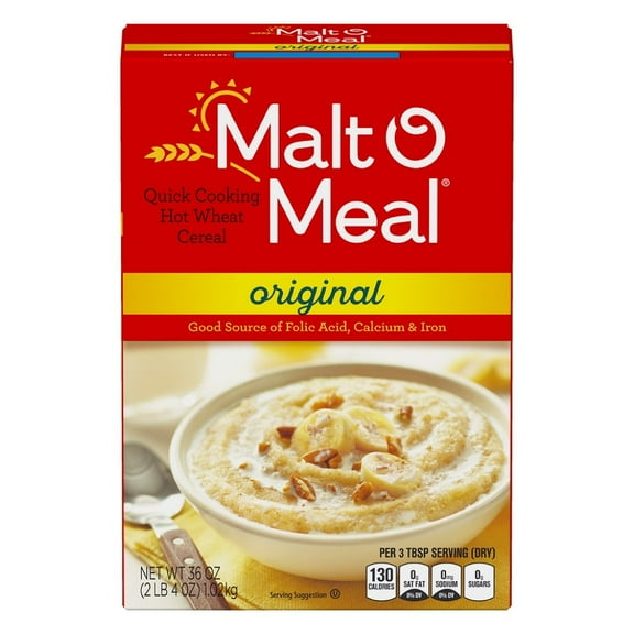 Post Malt-O-Meal Hot Cereal, Original Flavor, GJM1Quick Cooking, 36 Ounce