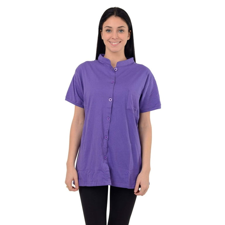 Post Mastectomy Band collar shirt with Drain pockets Camisole for Drain  Management Systems Size: Medium, Color: Black 