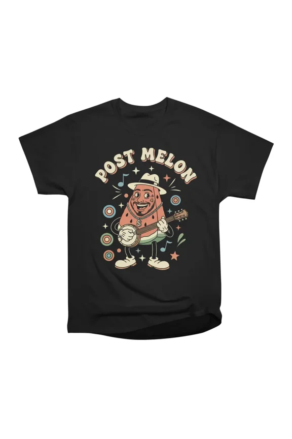 Post Melon Music T-Shirt Tee Gift For Him Merch For Her Apparel For Friend
