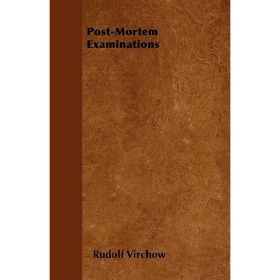 Post-Mortem Examinations (Paperback)