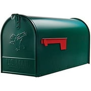Post Mounted Mailbox Color: Green