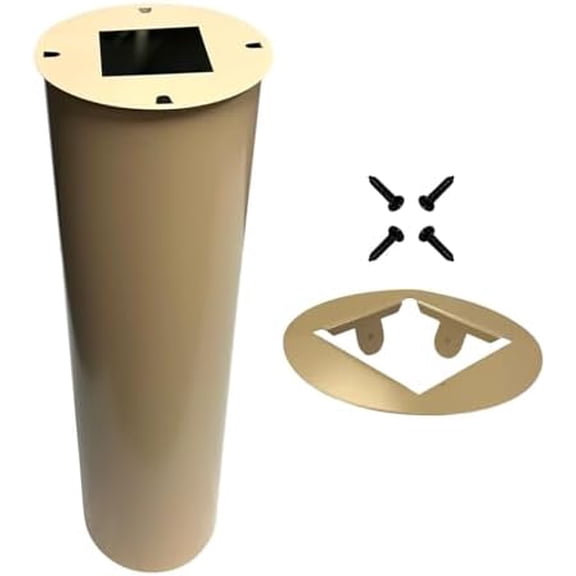 Post Mounted Squirrel Baffle, Tan, 8" Dia.$$Garden & Patio