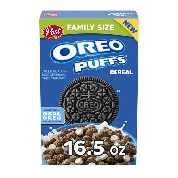 Post OREO PUFFS™ Cereal,  Crunchy 16.5 oz box