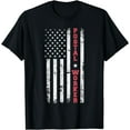 thumbnail image 1 of Post Office Patriotic Postal Worker American Flag T-Shirt, 1 of 4
