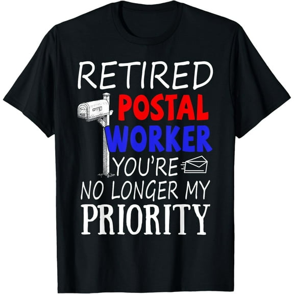Post Office Retirement Shirt - Retired Postal Worker Gift T-Shirt100% cotton short-sleeved shirt for both men and women